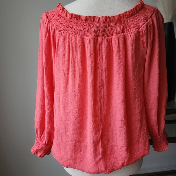 Unique Spectrum Coral blouse XL - Picture 5 of 6